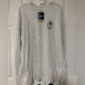 Jetty Women's Gray Long Sleeve Tee